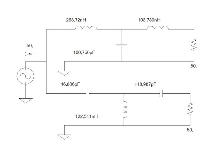 Diplexer SDR Circuit IZ0HCC