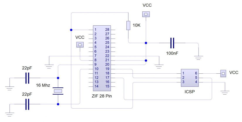 ICSP Circuit IZ0HCC