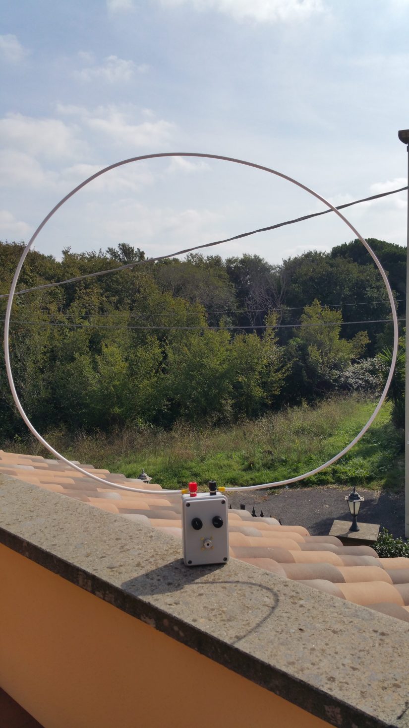 QRP HF Loop Antenna IZ0HCC