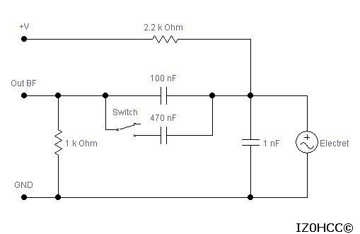 IZ0HCC Modifica MH31 Electret